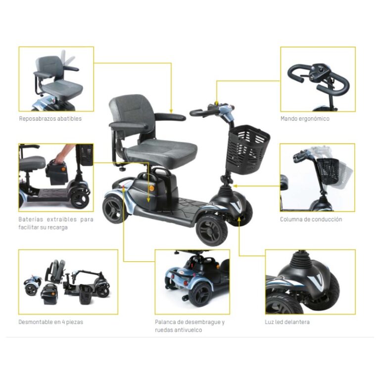 Alquiler de scooter para ancianos a domicilio en Asturias, Gijón y Oviedo