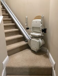 Silla salvaescaleras recta interior Pravia, Asturias