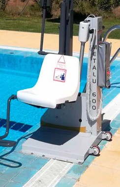 Elevador portatil de baterias para piscinas vendido en Asturias